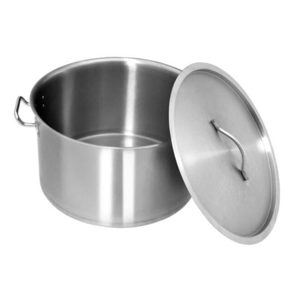 Olla de Acero Inoxidable - Gran Capacidad para Cocina Profesional y Hogar