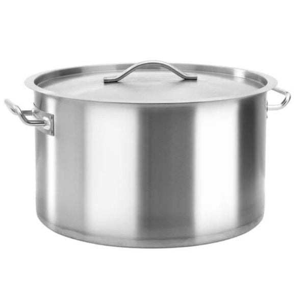 Olla de Acero Inoxidable - Gran Capacidad para Cocina Profesional y Hogar