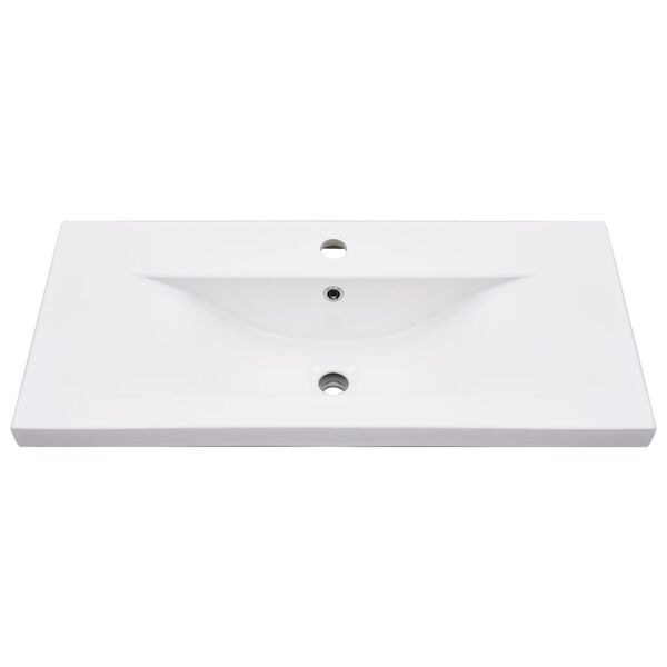 Estructura de Baño con Lavabo Integrado - Hierro Negro o Blanco 79x38x83 cm