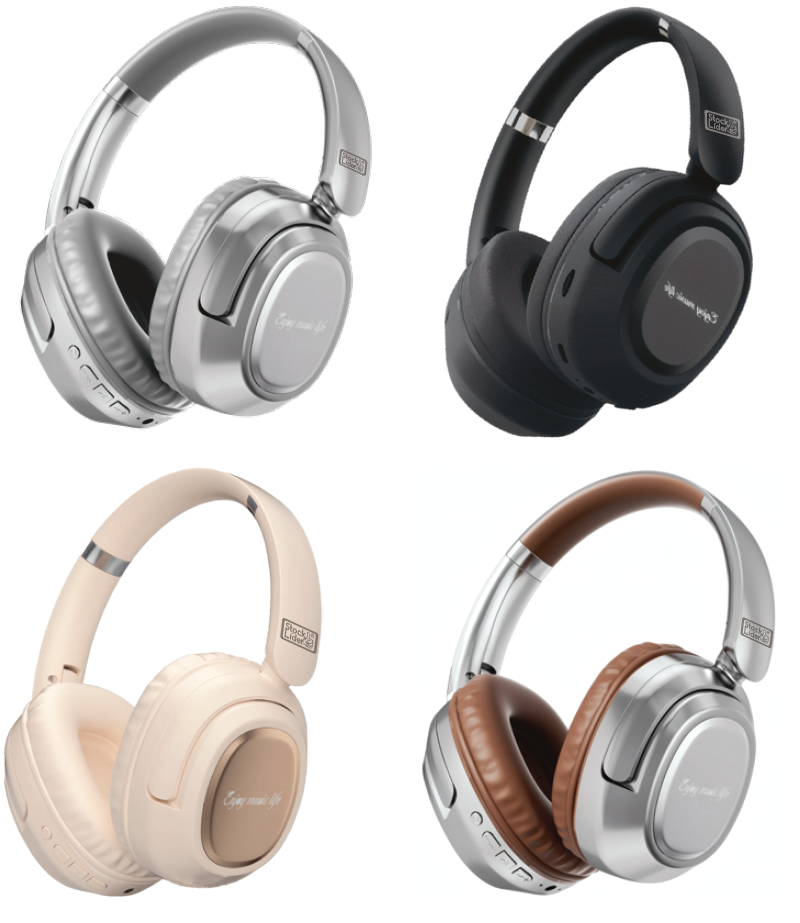 Auriculares Bluetooth Retro - Diseño Elegante con Cancelación de Ruido y Batería 10h