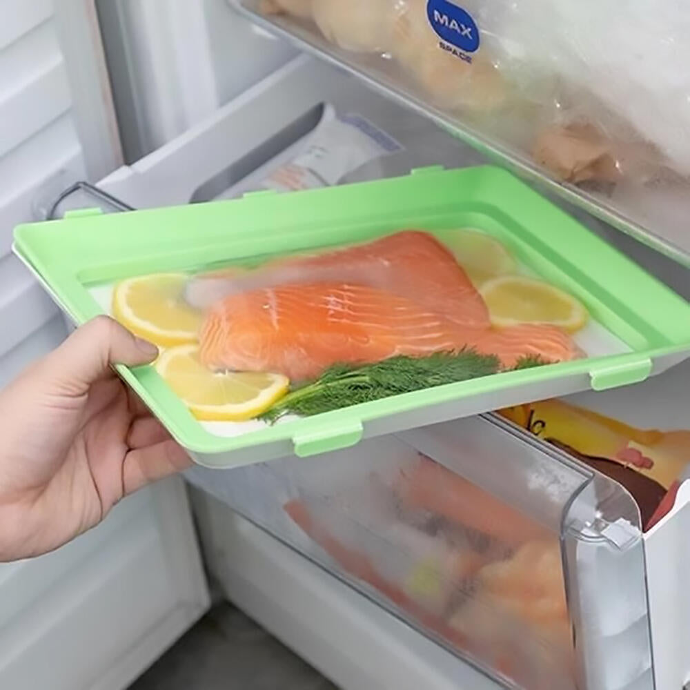 Pack 9 Bandejas Envasado Semi Vacío - Conservación Alimentos Apilable