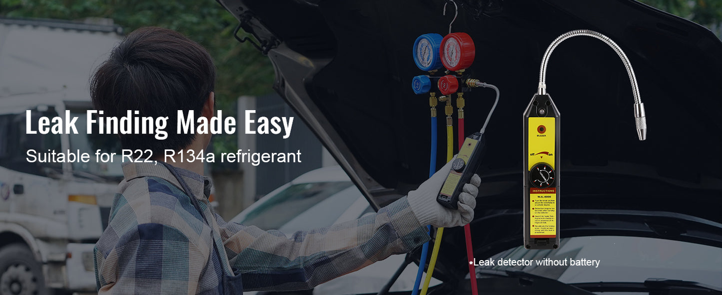 SucceBuy Bomba de Vacío 3,5CFM - Kit HVAC y Manómetros para Aire Acondicionado